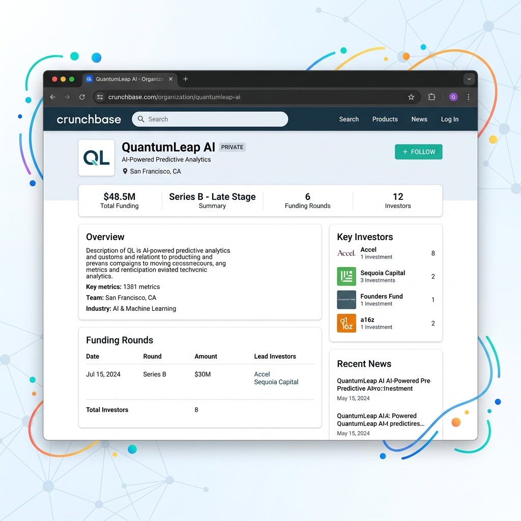 Crunchbase funding overview